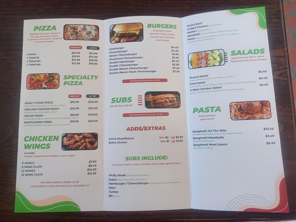 Steve Pizza and Hot Subs in Hamlet Gourmet Buffet